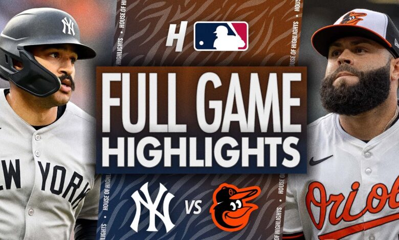 New York Yankees vs. Baltimore Orioles Match